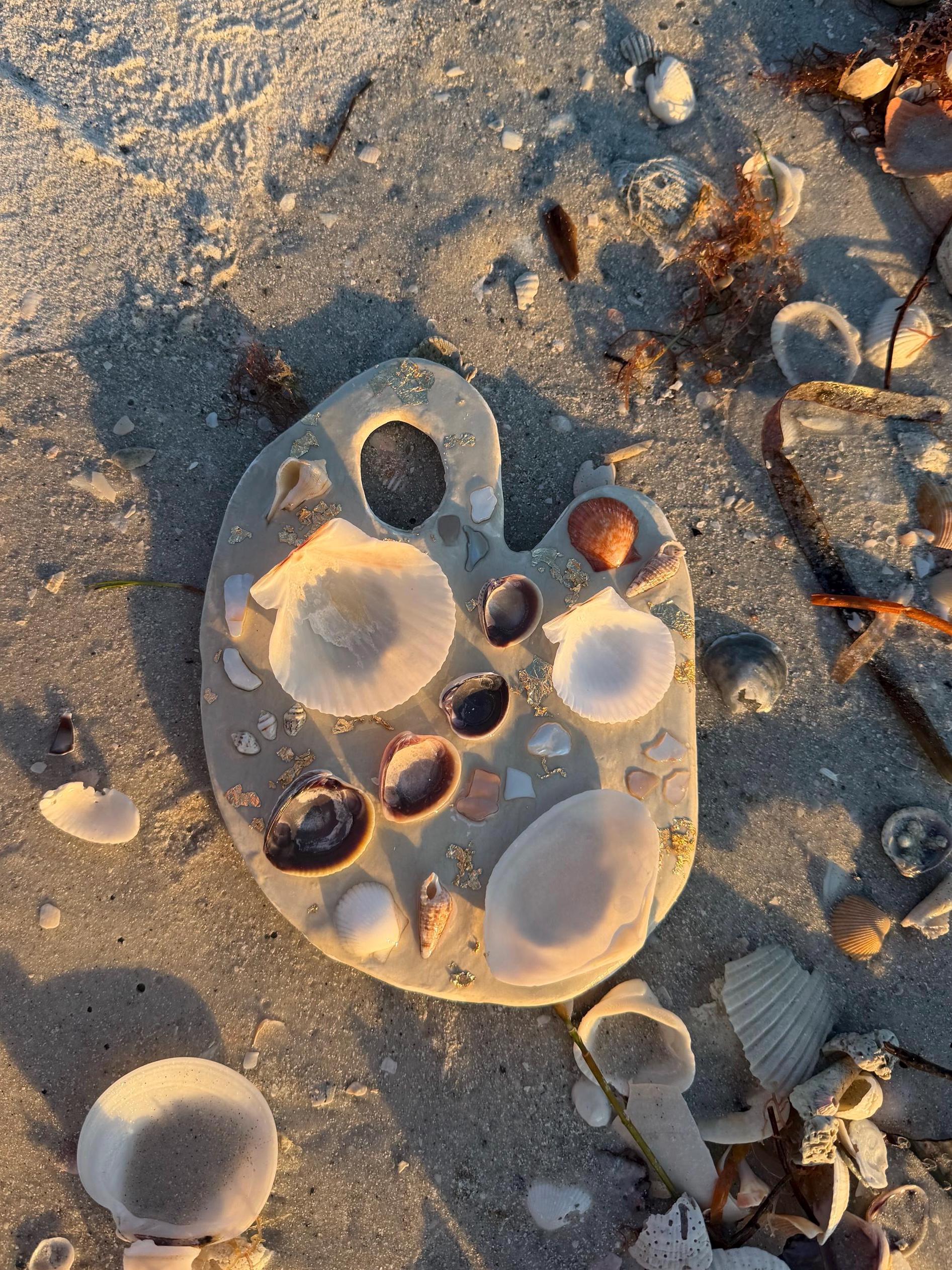 Seashell Palette Decor, Custom - Made to order
