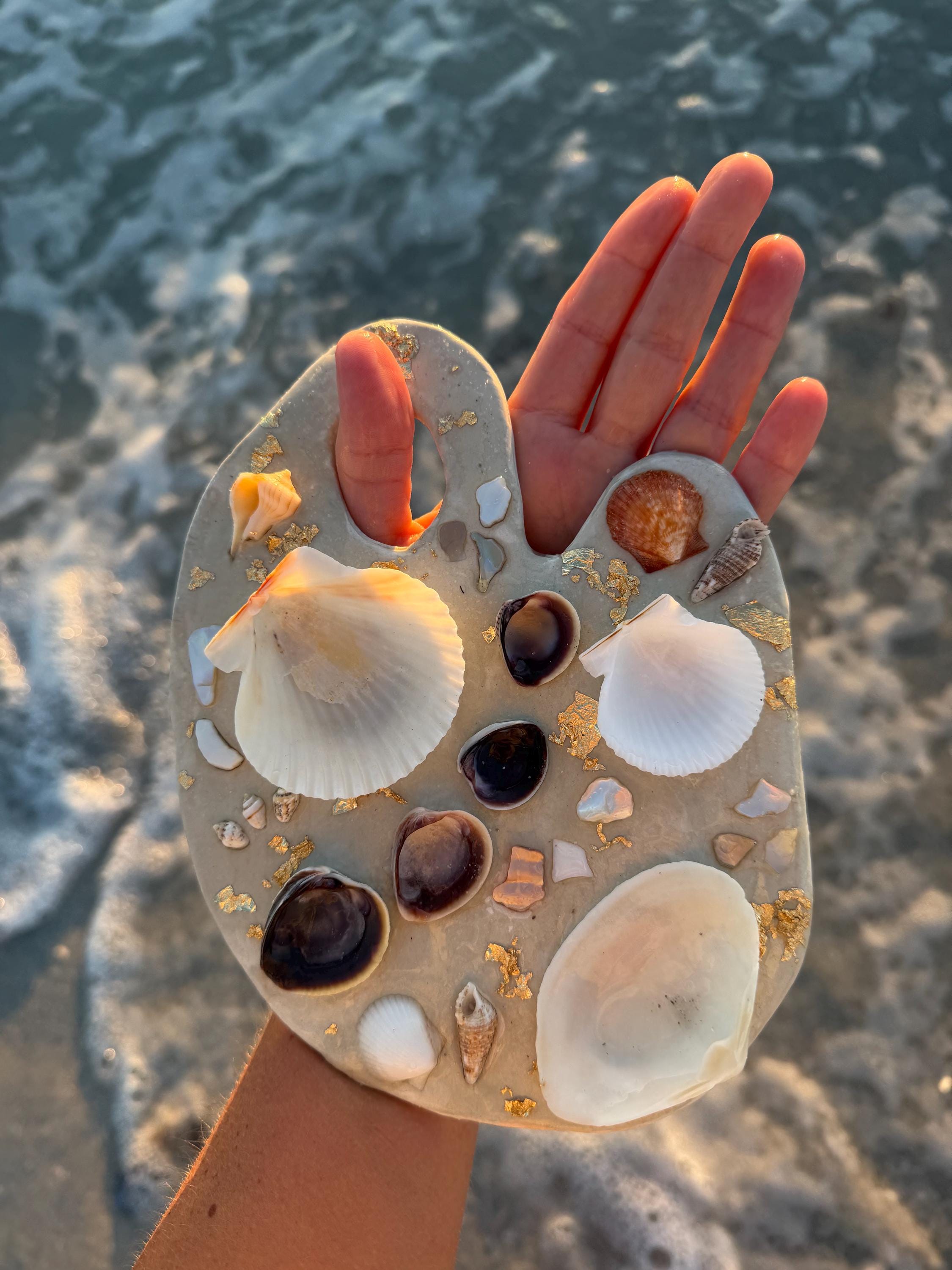 Seashell Palette Decor, Custom - Made to order