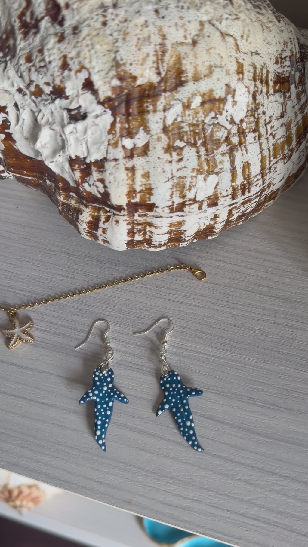Sterling Silver Whale Shark Earrings